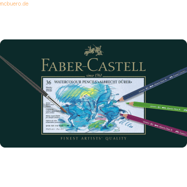 Faber Castell Aquarellfarbstifte -Albrecht Dürer- 36 Stifte im Metalle von Faber Castell