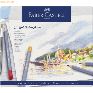 Faber Castell Aquarellstift Goldfaber sortiert im 24er Etui von Faber Castell
