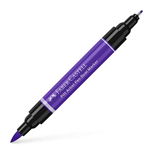Faber-Castell Art & Graphic Pitt Artist Pen Dual Marker India Ink, Purple Violet, Single Pitt Pen, For Art, Craft, Drawing, Skizzing, Home, School, Uni, Coloring Faber-Castell Art & Graphic Pitt Artist Pen Dual Marker India Ink, Purple Violet, Single Pitt Pen, For Art, Craft, Drawing, Skizzing, Home, School, Uni, Coloring von Faber-Castell