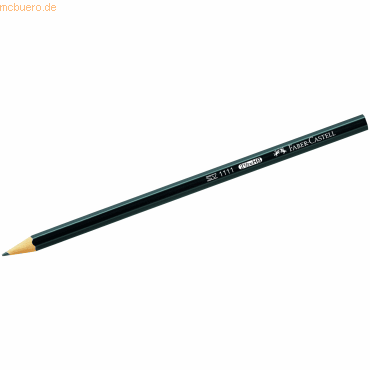 Faber Castell Bleistift 1111 HB schwarz von Faber Castell