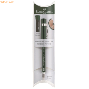 Faber Castell Bleistift Perfect Pencil 9000 B im Geschenkset von Faber Castell