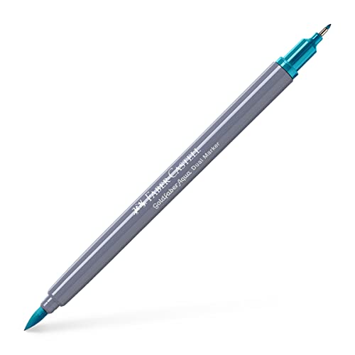 Faber-Castell Creative Studio Goldfaber Aqua Dual Marker, helles Kobalttürkis, Einzelmarker, für Kunst, Handwerk, Zeichnen, Skizzieren, Zuhause, Schule, Universität, Ausmalen Faber-Castell Creative Studio Goldfaber Aqua Dual Marker, helles Kobalttürkis, Einzelmarker, für Kunst, Handwerk, Zeichnen, Skizzieren, Zuhause, Schule, Universität, Ausmalen von Faber-Castell