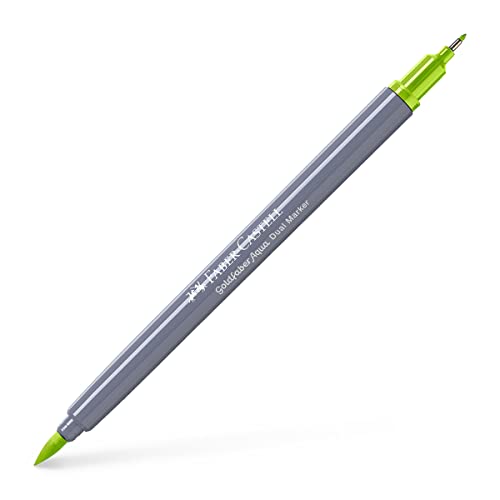 Faber-Castell Creative Studio Goldfaber Aqua Dual Marker, hellgrün, Einzelmarker, für Kunst, Handwerk, Zeichnen, Skizzieren, Zuhause, Schule, Universität, Ausmalen Faber-Castell Creative Studio Goldfaber Aqua Dual Marker, hellgrün, Einzelmarker, für Kunst, Handwerk, Zeichnen, Skizzieren, Zuhause, Schule, Universität, Ausmalen von Faber-Castell