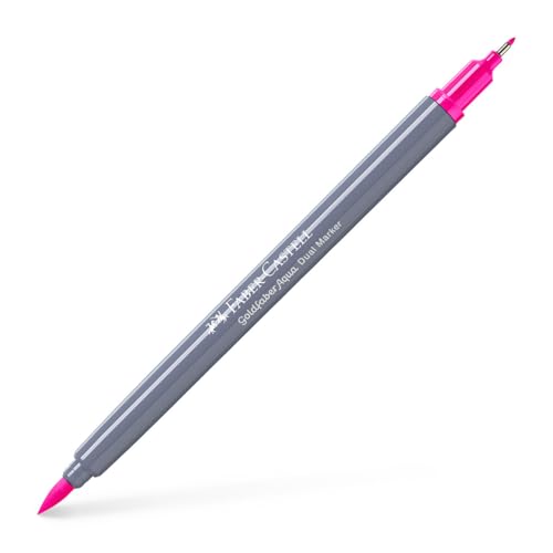 Faber-Castell Creative Studio Goldfaber Aqua Dual Marker, hellviolett rosa, Einzelmarker, für Kunst, Handwerk, Zeichnen, Skizzieren, Zuhause, Schule, Universität, Ausmalen Faber-Castell Creative Studio Goldfaber Aqua Dual Marker, hellviolett rosa, Einzelmarker, für Kunst, Handwerk, Zeichnen, Skizzieren, Zuhause, Schule, Universität, Ausmalen von Faber-Castell