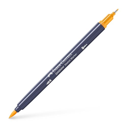 Faber-Castell Creative Studio Goldfaber Sketch Marker, Dark Chrome Yellow, Single Marker, For Art, Craft, Drawing, Skizzing, Home, School, Uni, Coloring Faber-Castell Creative Studio Goldfaber Sketch Marker, Dark Chrome Yellow, Single Marker, For Art, Craft, Drawing, Skizzing, Home, School, Uni, Coloring von Faber-Castell