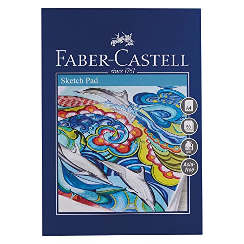 Faber-Castell Creative Studio Skizzenblock, A4 100 g / m² Block mit 50 Blatt von Faber-Castell