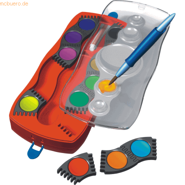 Faber Castell Deckfarbkasten Connector 12 Farben Faber Castell Deckfarbkasten Connector 12 Farben von Faber Castell