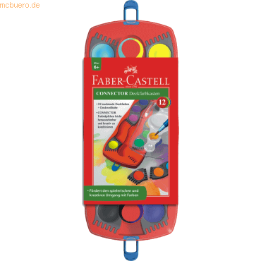 Faber Castell Deckfarbkasten Connector 24 Farben von Faber Castell