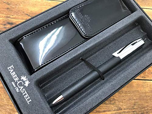 Faber-Castell Drehkugelschreiber AMBITION Edelharz, schwarz, in Geschenketui von Faber-Castell