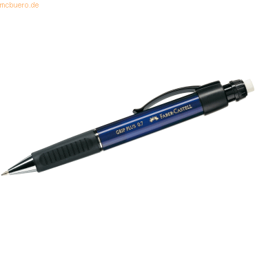 Faber Castell Druckbleistift Grip Plus 0,7 blau metallic von Faber Castell