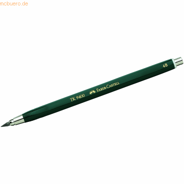 Faber Castell Fallminenstift TK 9400 3,15mm 4B dunkelgrün von Faber Castell