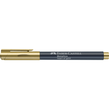 Faber-Castell Faserschreiber Metallics - 1,5 mm heart of gold. von Faber-Castell