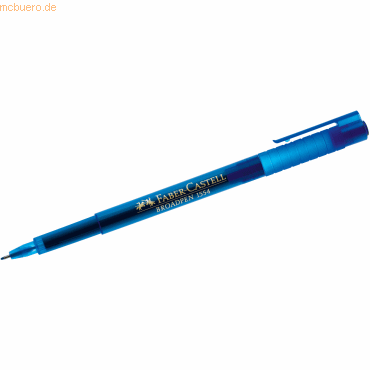 Faber Castell Fineliner Broadpen 1554 0,8 mm blau von Faber Castell
