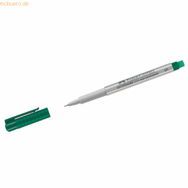 Faber Castell Folienschreiber Multimark grün non permanent 0,4 von Faber Castell