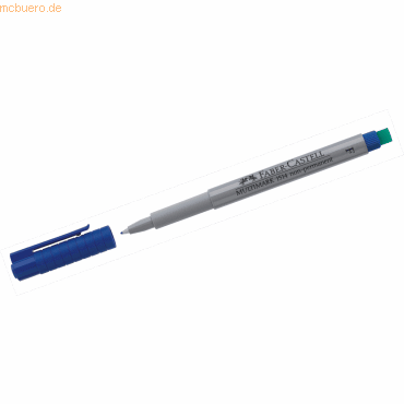 Faber Castell Folienschreiber nonpermanent F blau von Faber Castell