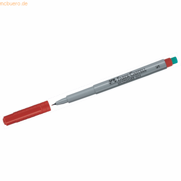 Faber Castell Folienschreiber nonpermanent S rot von Faber Castell