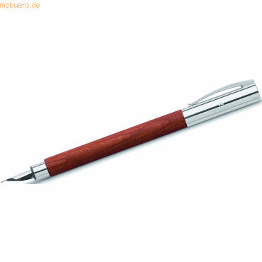 Faber Castell Füllhalter Ambition Schaft aus Birnbaumholz Feder M in G von Faber Castell