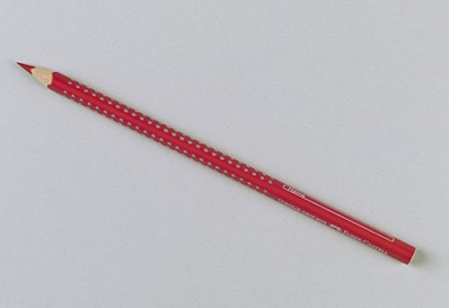 Faber-Castell GRIP Rot, 1 Stück Buntstifte – Buntstifte (1 Stück, Fixiert, Rot, Rund) von Faber-Castell