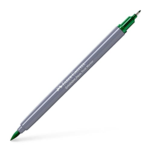Faber-Castell Creative Studio Goldfaber Aqua Dual Marker, Smaragdgrün, Einzelmarker, für Kunst, Handwerk, Zeichnen, Skizzieren, Zuhause, Schule, Universität, Ausmalen Faber-Castell Creative Studio Goldfaber Aqua Dual Marker, Smaragdgrün, Einzelmarker, für Kunst, Handwerk, Zeichnen, Skizzieren, Zuhause, Schule, Universität, Ausmalen von Faber-Castell