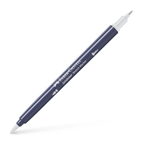 Faber-Castell Goldfaber Sketch Marker Marker Dual Doppelspitze (Fineliner & Pinsel), Neutral Grey I (331), Einzelstift von Faber-Castell