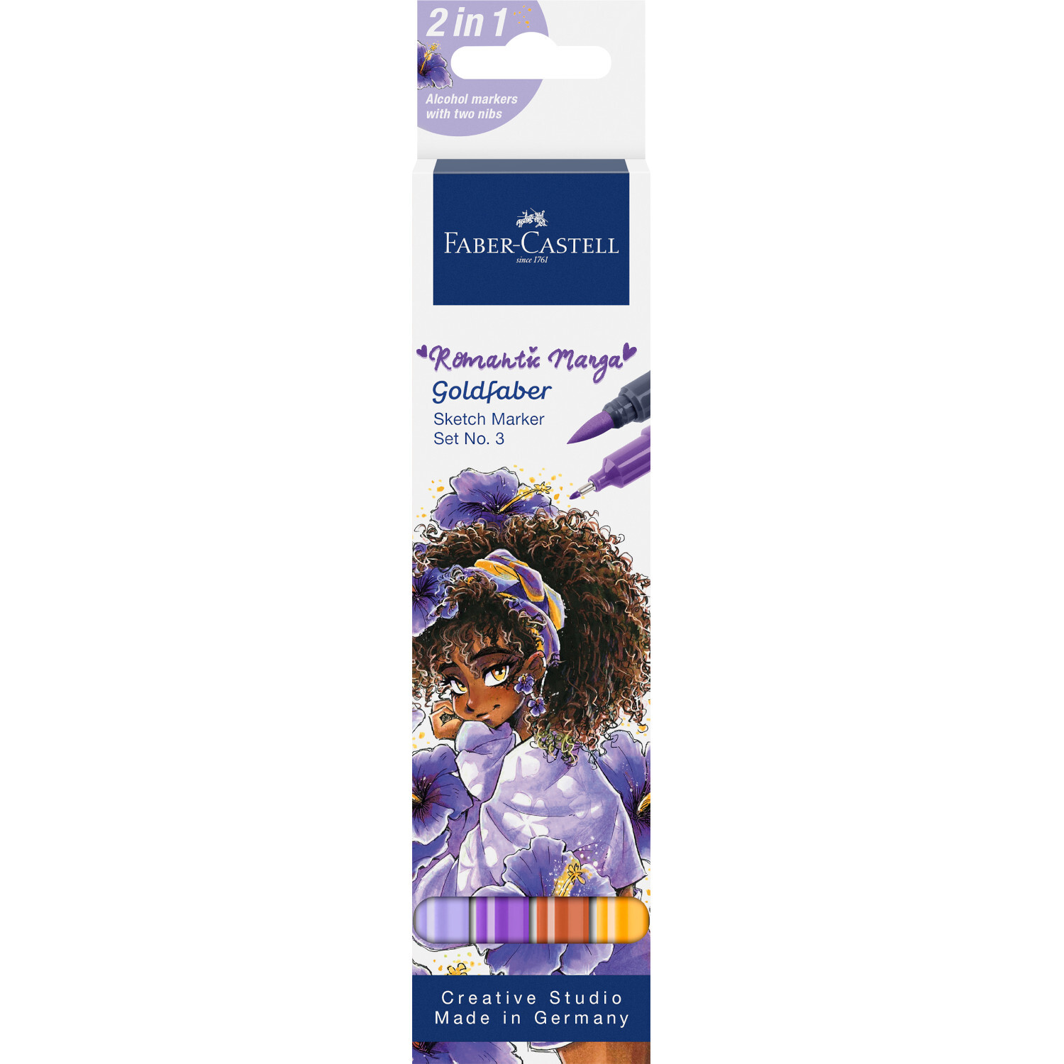 Faber Castell Goldfaber Sketch Marker Romantic Manga 3 Set von Faber Castell