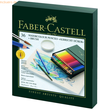 Faber Castell Künstler-Aquarellstift Albrecht Dürer 36 Farben sortiert von Faber Castell