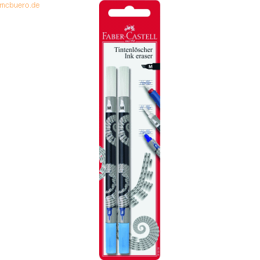 Faber Castell Löschstift Keilspitze M für blaue Tinte auf Blisterkarte Faber Castell Löschstift Keilspitze M für blaue Tinte auf Blisterkarte von Faber Castell