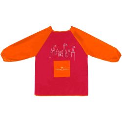 Malschürze für Kinder rot/orange von Faber Castell