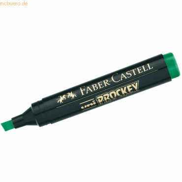 Faber Castell Marker Uni Prockey Keilspitze 3-6mm grün von Faber Castell
