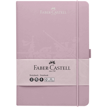 Faber-Castell Notizbuch - A5 kariert 194 Seiten rose shadows. von Faber-Castell