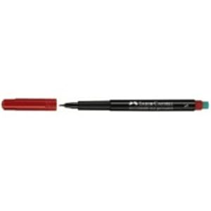 Faber-Castell OHP-Stift 152321 Multimark S, wasserfest, 0,4mm, rot Faber-Castell OHP-Stift 152321 Multimark S, wasserfest, 0,4mm, rot von Faber-Castell