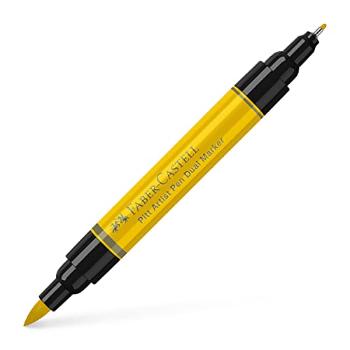 Faber-Castell PITT Artist Pen Dual Marker India Ink - Cadmium Yellow von Faber-Castell