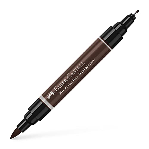 Faber-Castell PITT Artist Pen Dual Marker India Ink - Dark Sepia von Faber-Castell