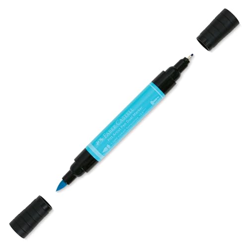 Faber-Castell PITT Artist Pen Dual Marker India Ink - Helles Kobalttürkis von Faber-Castell