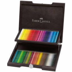 Polychromos Farbstifte Holzkoffer 72teilig von Faber Castell