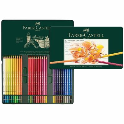 Polychromos Farbstifte Metalletui 60teilig von Faber Castell