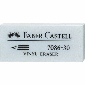 Faber Castell Radiergummi Vinyl 42x19x12mm Blei+Farbstifte von Faber Castell