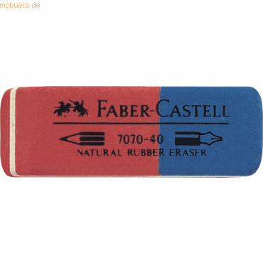 Faber Castell Radiergummi für Blei- und Farbstifte + Tinte von Faber Castell