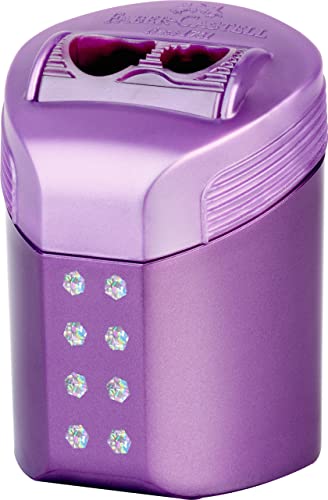 Faber-Castell RollOn Sparkle Doppelloch-Schärfkasten, in drei sortierten Farben Faber-Castell RollOn Sparkle Doppelloch-Schärfkasten, in drei sortierten Farben von Faber-Castell
