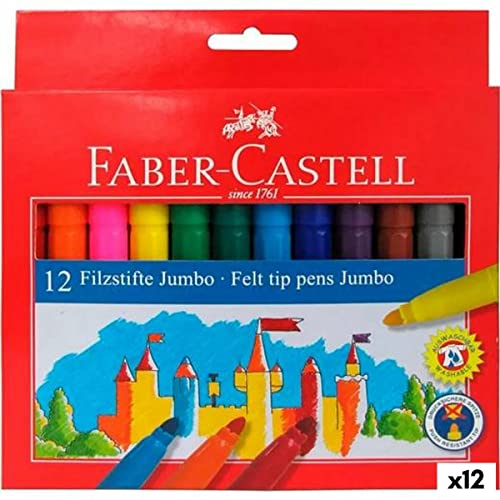 Faber-Castell S8422024 Filzstift-Set, bunt, Estándar von Faber-Castell