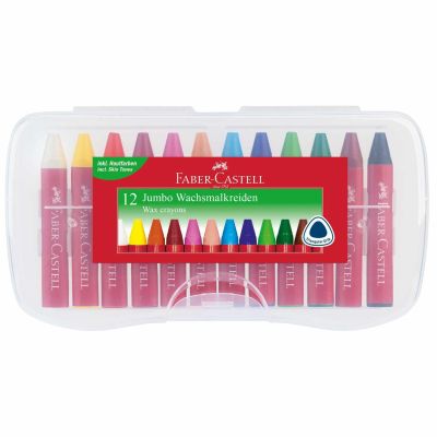 Wachsmalkreide Jumbo Box von Faber Castell