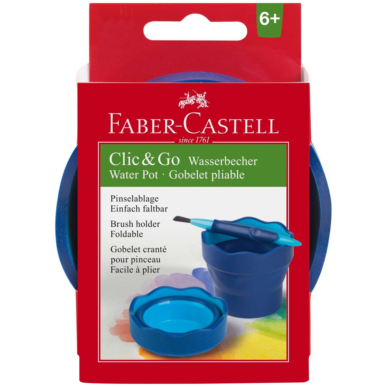 Faber Castell Wasserbecher Clic & Go Faber Castell Wasserbecher Clic & Go von Faber Castell