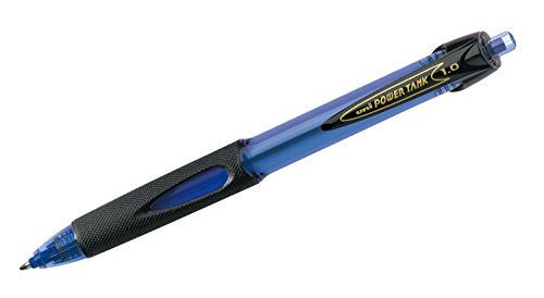 Faber-Castell uni-ball 141351 - Kugelschreiber Powertank SN-220, 1,0 mm, blau, 1 Stück von Faber-Castell