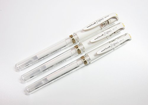 Gel-Tintenroller uni-ball Signo UM 153, Strichstärke 0.6mm, Metall, weiß Gel-Tintenroller uni-ball Signo UM 153, Strichstärke 0.6mm, Metall, weiß von Faber-Castell