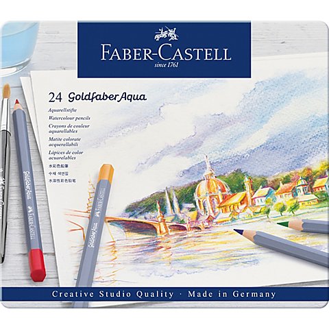 Goldfaber Aquarellstifte-Set, 24 Stifte von Faber Castell