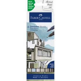 Goldfaber Sketch Marker Architekt Set 6 Stück Goldfaber Sketch Marker Architekt Set 6 Stück von Faber Castell