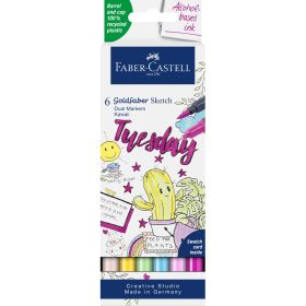 Goldfaber Sketch Marker Kawaii Set 6 Stück Goldfaber Sketch Marker Kawaii Set 6 Stück von Faber Castell