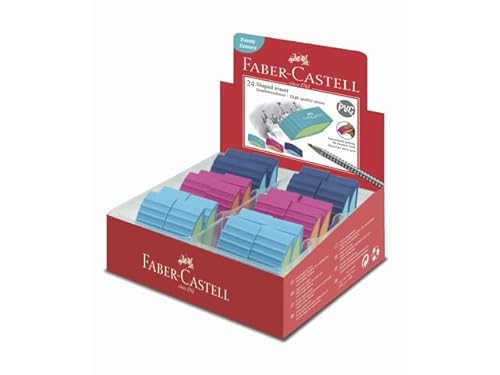 Gum Faber-Castell Bicolor in 3 Assorti-Farben zeigen 24 Stück von Faber-Castell