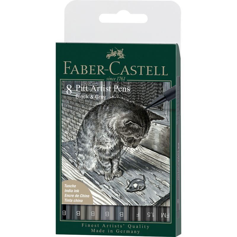 Pitt Artist Pen Tuschestift Set Pitt Artist Pen Tuschestift Set von Faber Castell
