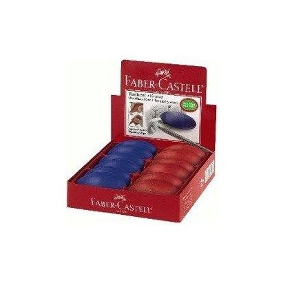 FABER-CASTELL Kunststoff-Radierer KOSMO, rot / blau FABER-CASTELL Kunststoff-Radierer KOSMO, rot / blau von Faber-Castell